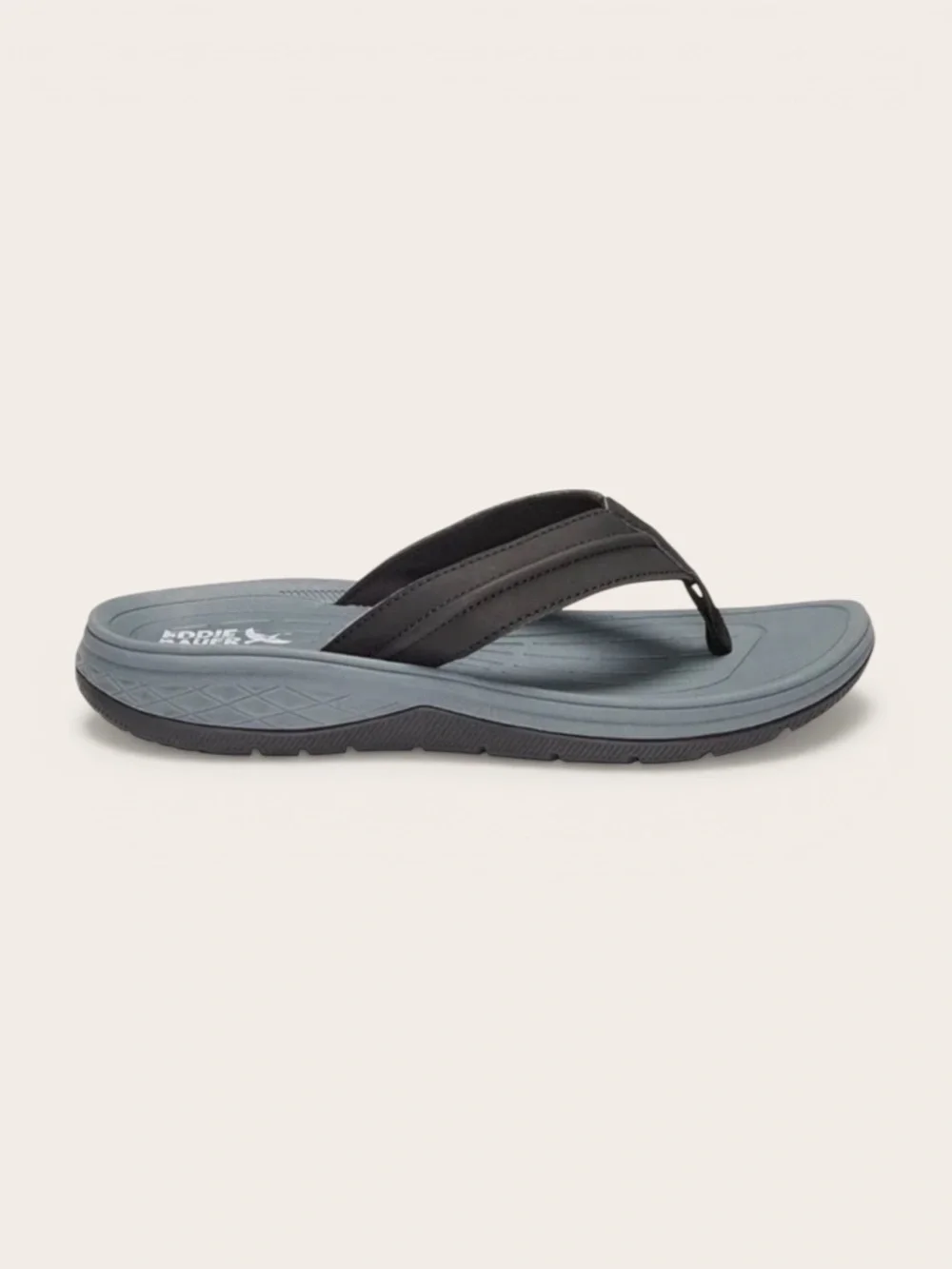 Mens Break Point 2 Flip Flops Black Sandals Comfy Walking Summer 9 10 11 NWT